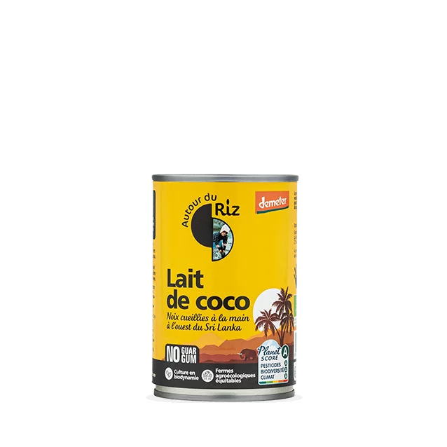 Lait de coco bio équitable 400 ml