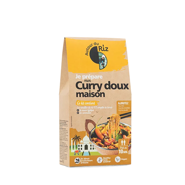 Kit recette pour 2 – Curry doux bio 302 g