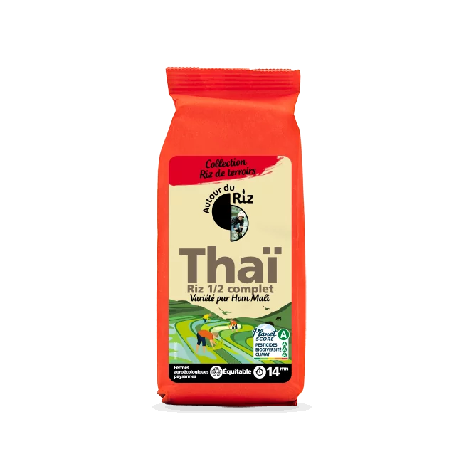 Riz thaï demi-complet bio équitable 500 g