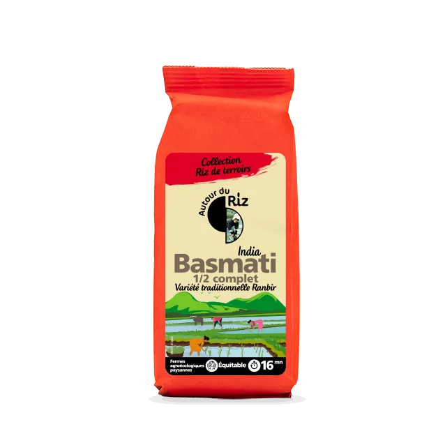 Riz Basmati demi-complet bio équitable 500 g