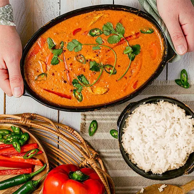 Curry thaï Riz thaï demi-complet bio étuvé 500 g