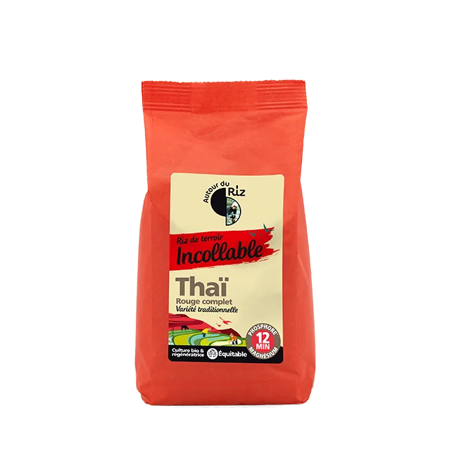 Riz thaï rouge bio étuvé 500 g