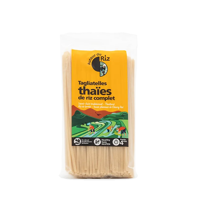 Tagliatelles thaïes bio de riz complet 400 g