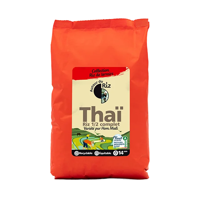 Riz thaï demi-complet bio équitable 2 kg